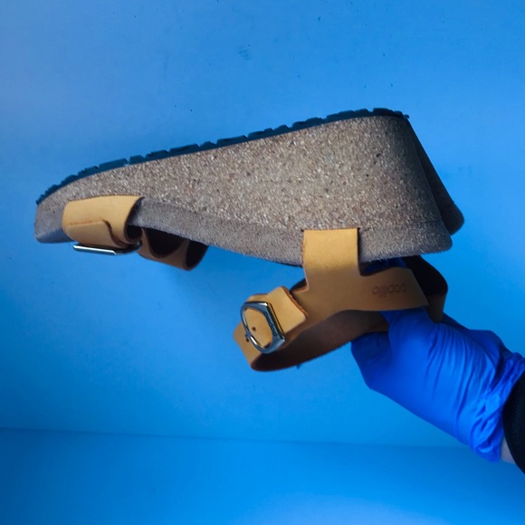 Birkenstock papillo Women's Soley Nubuck
Leather Apricot Wedge Sandal ... - Picture 10 of 12